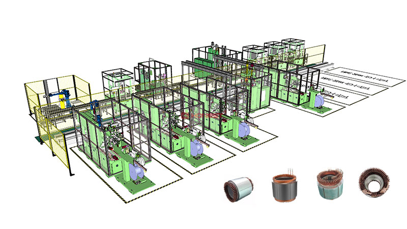 扁線定子生產(chǎn)線實現(xiàn)自動化有哪些好處？扁線定子生產(chǎn)線的優(yōu)勢