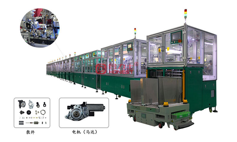 電機(jī)全自動(dòng)化裝配線